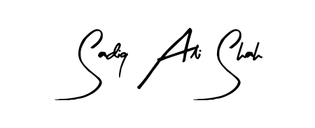 A timeless handwritten aesthetic for Sadiq Ali Shah. The Arty Signature font gives your signature a handcrafted feel with natural curves. Sadiq Ali Shah signature style 8 images and pictures png