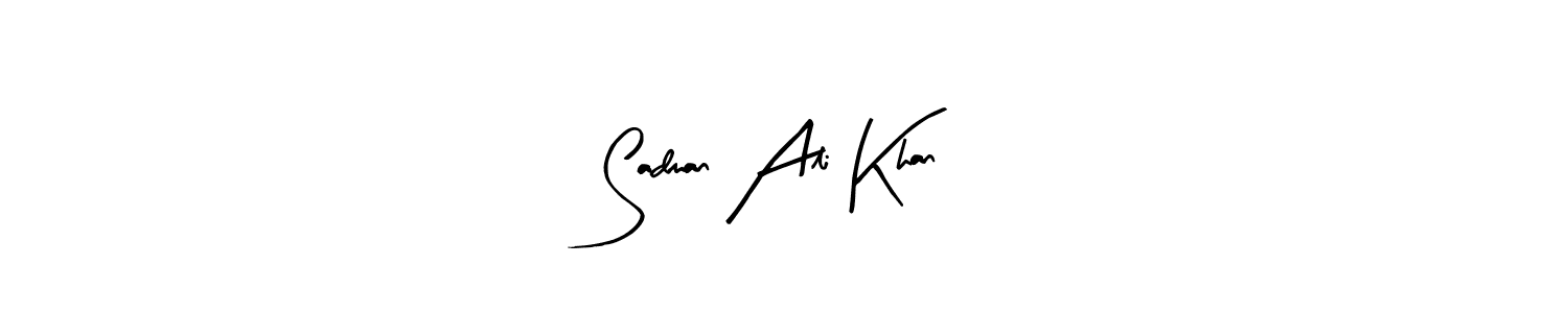 Also we have Sadman Ali Khan name is the best signature style. Create professional handwritten signature collection using Arty Signature autograph style. Sadman Ali Khan signature style 8 images and pictures png