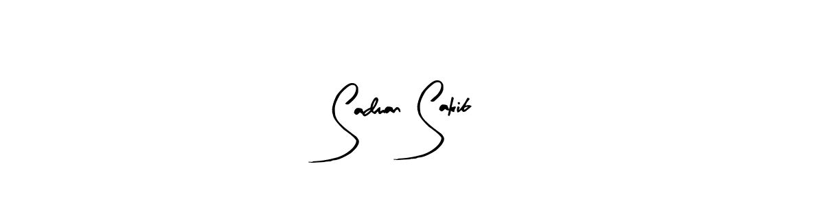 You should practise on your own different ways (Arty Signature) to write your name (Sadman Sakib) in signature. don't let someone else do it for you. Sadman Sakib signature style 8 images and pictures png