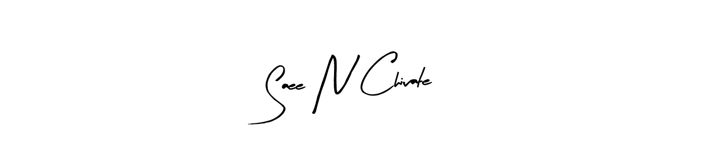 You can use this online signature creator to create a handwritten signature for the name Saee N Chivate. This is the best online autograph maker. Saee N Chivate signature style 8 images and pictures png