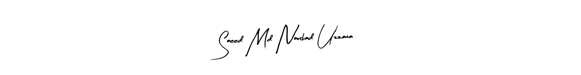 This is the best signature style for the Saeed Md Naushad Uzzama name. Also you like these signature font (Arty Signature). Mix name signature. Saeed Md Naushad Uzzama signature style 8 images and pictures png