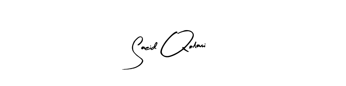 Here are the top 10 professional signature styles for the name Saeid Qolami. These are the best autograph styles you can use for your name. Saeid Qolami signature style 8 images and pictures png
