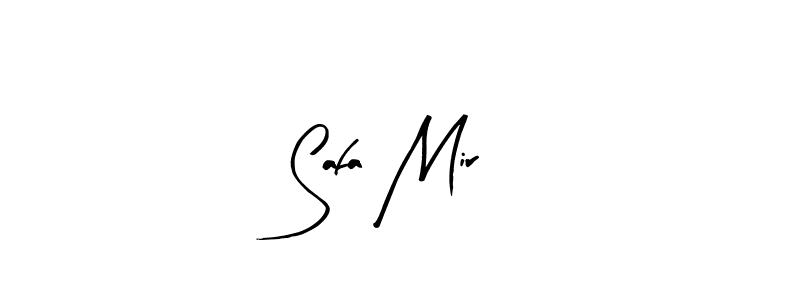 How to make Safa Mir signature? Arty Signature is a professional autograph style. Create handwritten signature for Safa Mir name. Safa Mir signature style 8 images and pictures png