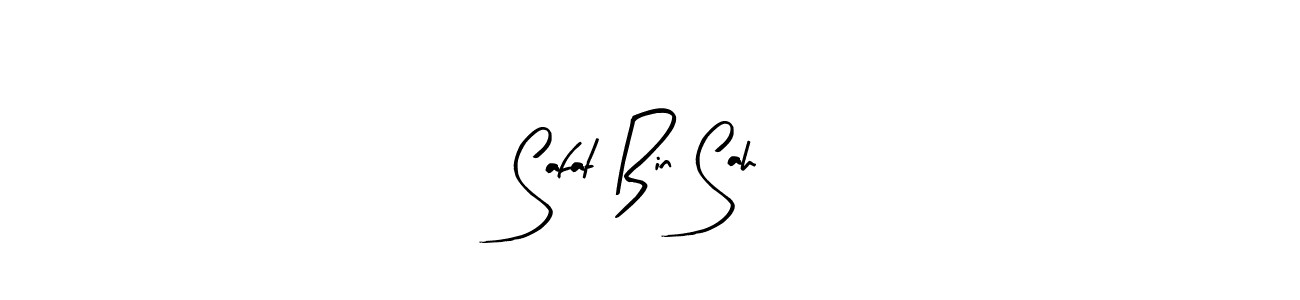 How to Draw Safat Bin Sah signature style? Arty Signature is a latest design signature styles for name Safat Bin Sah. Safat Bin Sah signature style 8 images and pictures png