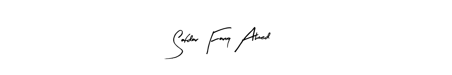 Make a beautiful signature design for name Safdar Faruq Ahmed. With this signature (Arty Signature) style, you can create a handwritten signature for free. Safdar Faruq Ahmed signature style 8 images and pictures png