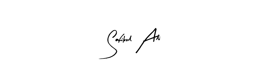 Safikul Ali stylish signature style. Best Handwritten Sign (Arty Signature) for my name. Handwritten Signature Collection Ideas for my name Safikul Ali. Safikul Ali signature style 8 images and pictures png