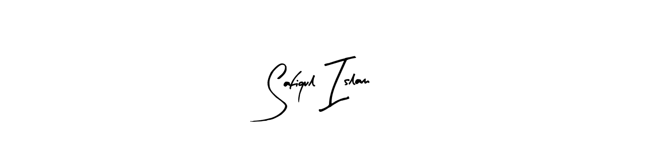 Use a signature maker to create a handwritten signature online. With this signature software, you can design (Arty Signature) your own signature for name Safiqul Islam. Safiqul Islam signature style 8 images and pictures png