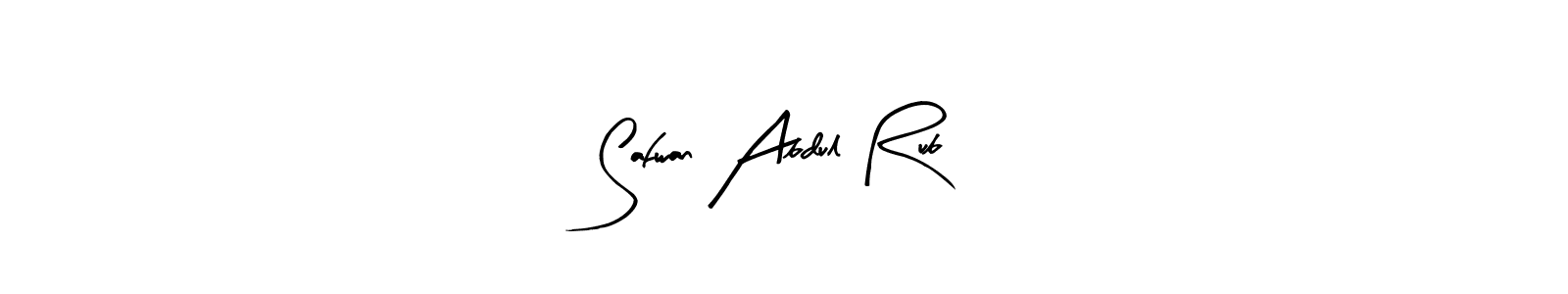 Similarly Arty Signature is the best handwritten signature design. Signature creator online .You can use it as an online autograph creator for name Safwan Abdul Rub. Safwan Abdul Rub signature style 8 images and pictures png