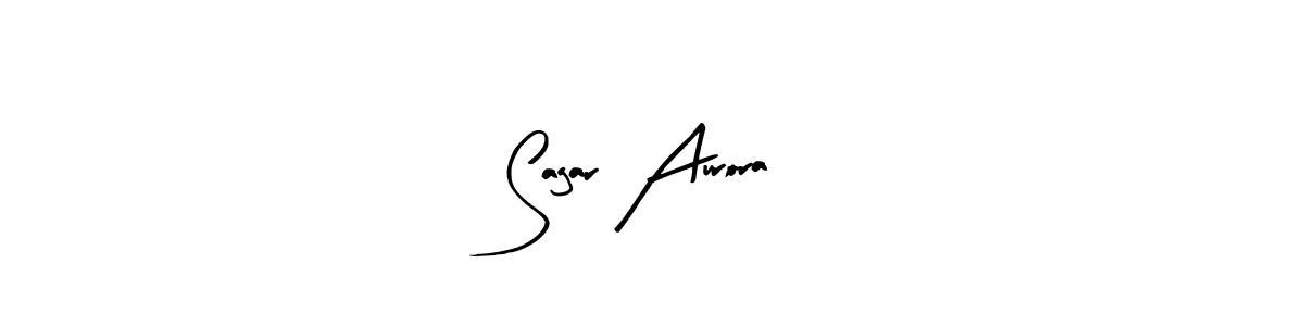 How to make Sagar Aurora signature? Arty Signature is a professional autograph style. Create handwritten signature for Sagar Aurora name. Sagar Aurora signature style 8 images and pictures png