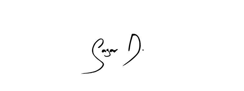 Make a beautiful signature design for name Sagar D.. Use this online signature maker to create a handwritten signature for free. Sagar D. signature style 8 images and pictures png