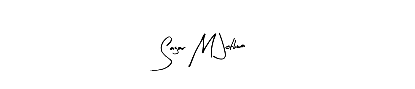 This is the best signature style for the Sagar M Jethwa name. Also you like these signature font (Arty Signature). Mix name signature. Sagar M Jethwa signature style 8 images and pictures png