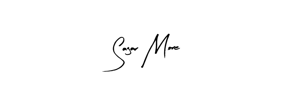 Sagar More stylish signature style. Best Handwritten Sign (Arty Signature) for my name. Handwritten Signature Collection Ideas for my name Sagar More. Sagar More signature style 8 images and pictures png