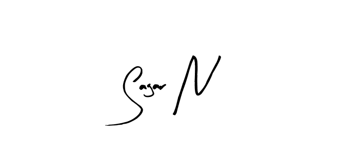 Once you've used our free online signature maker to create your best signature Arty Signature style, it's time to enjoy all of the benefits that Sagar N name signing documents. Sagar N signature style 8 images and pictures png