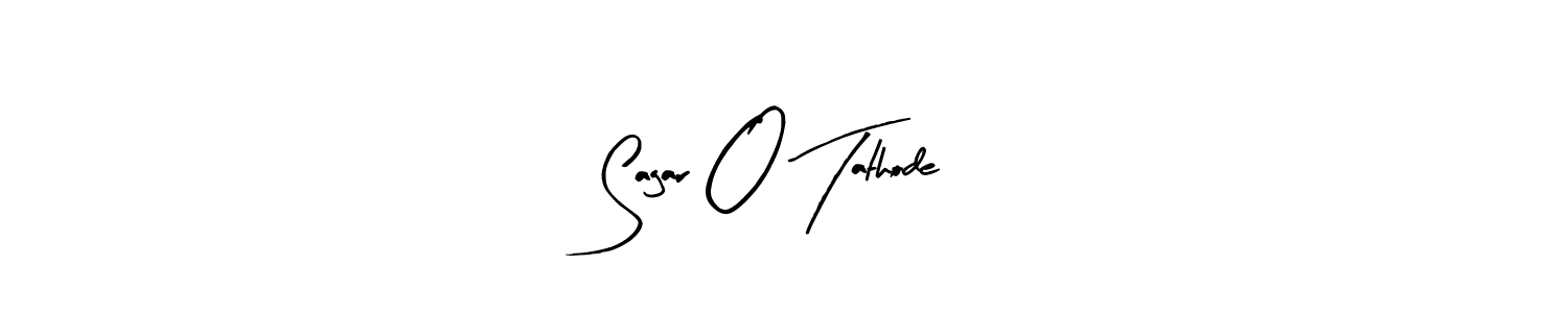 The best way (Arty Signature) to make a short signature is to pick only two or three words in your name. The name Sagar O Tathode include a total of six letters. For converting this name. Sagar O Tathode signature style 8 images and pictures png
