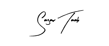 Design your own signature with our free online signature maker. With this signature software, you can create a handwritten (Arty Signature) signature for name Sagar Taak. Sagar Taak signature style 8 images and pictures png