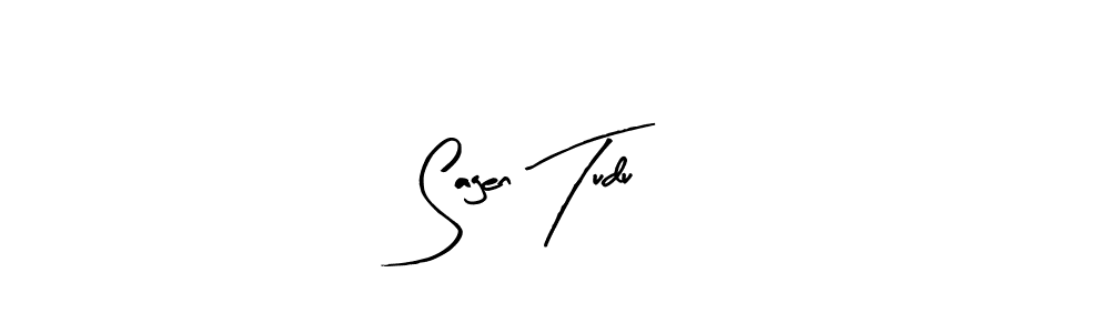 The best way (Arty Signature) to make a short signature is to pick only two or three words in your name. The name Sagen Tudu include a total of six letters. For converting this name. Sagen Tudu signature style 8 images and pictures png