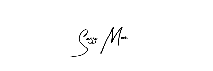 Similarly Arty Signature is the best handwritten signature design. Signature creator online .You can use it as an online autograph creator for name Saggu Mam. Saggu Mam signature style 8 images and pictures png