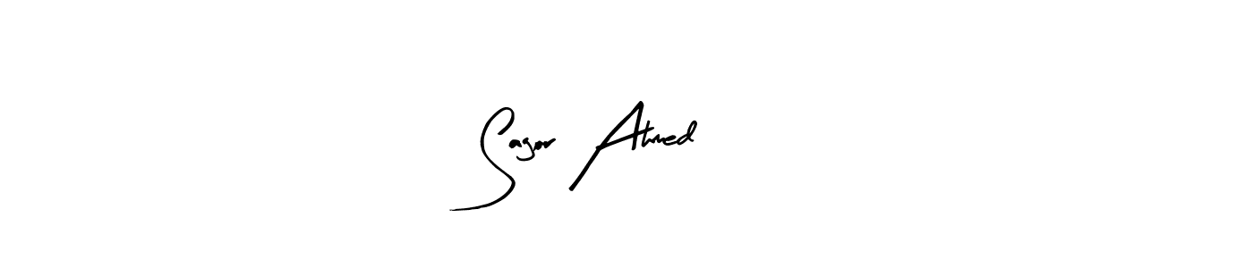 Sagor Ahmed 12 stylish signature style. Best Handwritten Sign (Arty Signature) for my name. Handwritten Signature Collection Ideas for my name Sagor Ahmed 12. Sagor Ahmed 12 signature style 8 images and pictures png