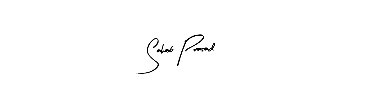 You should practise on your own different ways (Arty Signature) to write your name (Sahab Prasad) in signature. don't let someone else do it for you. Sahab Prasad signature style 8 images and pictures png