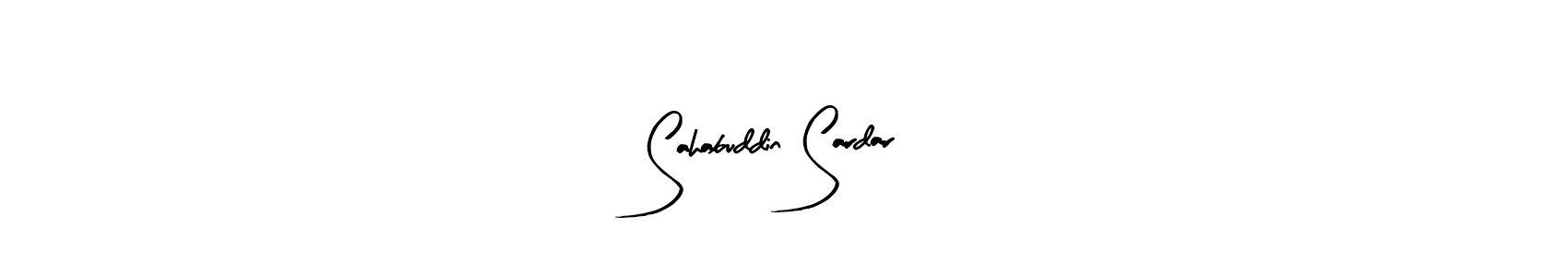 Make a beautiful signature design for name Sahabuddin Sardar. With this signature (Arty Signature) style, you can create a handwritten signature for free. Sahabuddin Sardar signature style 8 images and pictures png