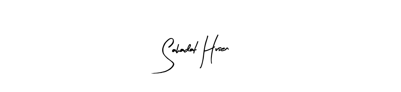 Make a beautiful signature design for name Sahadat Husen. With this signature (Arty Signature) style, you can create a handwritten signature for free. Sahadat Husen signature style 8 images and pictures png