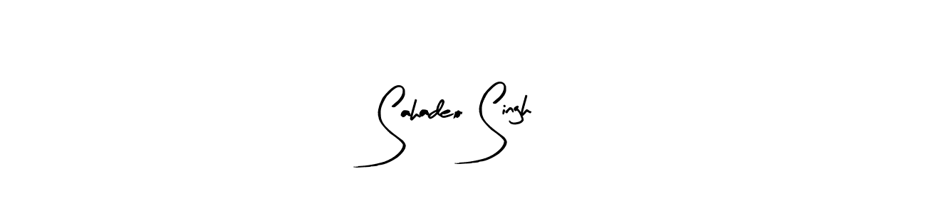 Sahadeo Singh stylish signature style. Best Handwritten Sign (Arty Signature) for my name. Handwritten Signature Collection Ideas for my name Sahadeo Singh. Sahadeo Singh signature style 8 images and pictures png