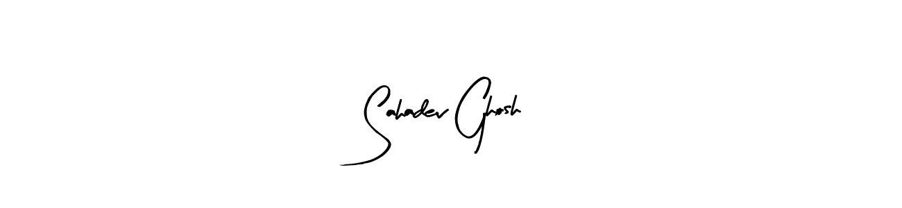 You can use this online signature creator to create a handwritten signature for the name Sahadev Ghosh. This is the best online autograph maker. Sahadev Ghosh signature style 8 images and pictures png