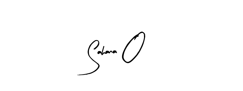 Arty Signature is a professional signature style that is perfect for those who want to add a touch of class to their signature. It is also a great choice for those who want to make their signature more unique. Get Sahana O name to fancy signature for free. Sahana O signature style 8 images and pictures png