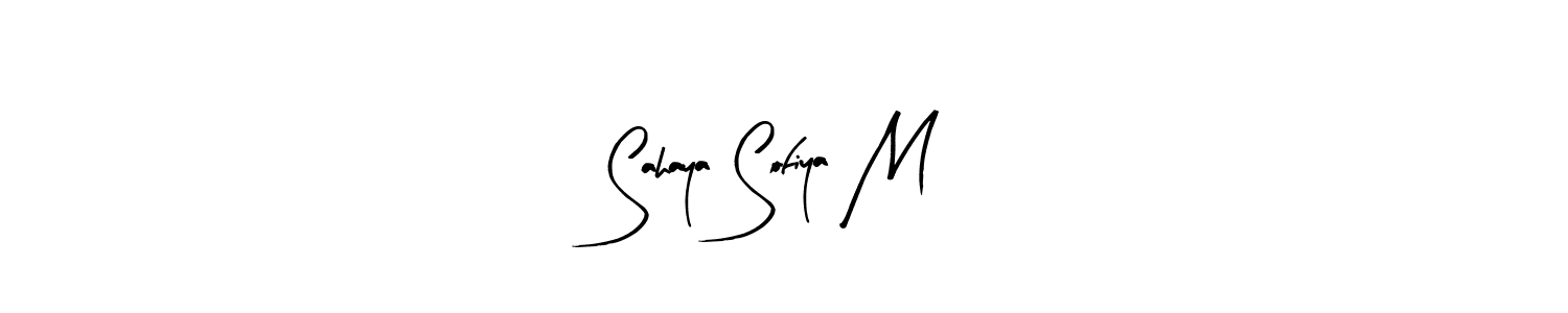 How to make Sahaya Sofiya M signature? Arty Signature is a professional autograph style. Create handwritten signature for Sahaya Sofiya M name. Sahaya Sofiya M signature style 8 images and pictures png