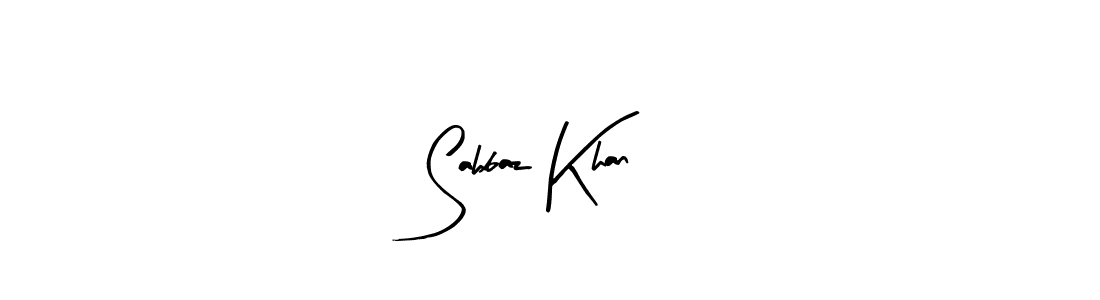 How to make Sahbaz Khan name signature. Use Arty Signature style for creating short signs online. This is the latest handwritten sign. Sahbaz Khan signature style 8 images and pictures png