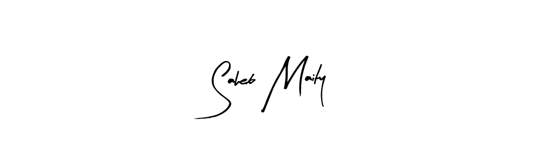 if you are searching for the best signature style for your name Saheb Maity. so please give up your signature search. here we have designed multiple signature styles  using Arty Signature. Saheb Maity signature style 8 images and pictures png