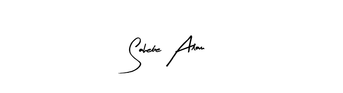 Make a beautiful signature design for name Sahebe Alam. With this signature (Arty Signature) style, you can create a handwritten signature for free. Sahebe Alam signature style 8 images and pictures png