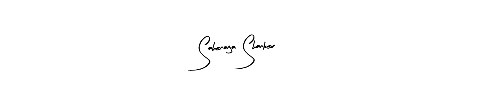 Use a signature maker to create a handwritten signature online. With this signature software, you can design (Arty Signature) your own signature for name Sahenaga Shanker. Sahenaga Shanker signature style 8 images and pictures png