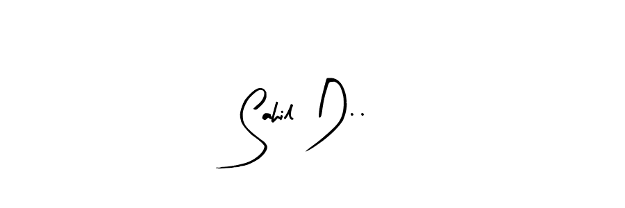 Also we have Sahil D.. name is the best signature style. Create professional handwritten signature collection using Arty Signature autograph style. Sahil D.. signature style 8 images and pictures png