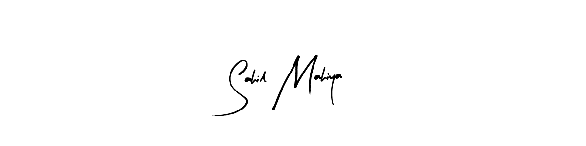 Also You can easily find your signature by using the search form. We will create Sahil Mahiya name handwritten signature images for you free of cost using Arty Signature sign style. Sahil Mahiya signature style 8 images and pictures png