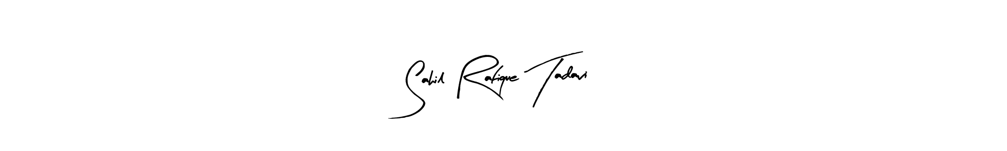 Sahil Rafique Tadavi stylish signature style. Best Handwritten Sign (Arty Signature) for my name. Handwritten Signature Collection Ideas for my name Sahil Rafique Tadavi. Sahil Rafique Tadavi signature style 8 images and pictures png