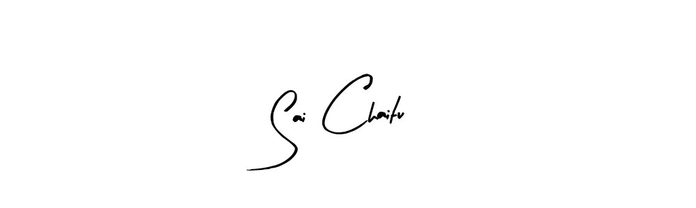 Make a beautiful signature design for name Sai Chaitu. With this signature (Arty Signature) style, you can create a handwritten signature for free. Sai Chaitu signature style 8 images and pictures png