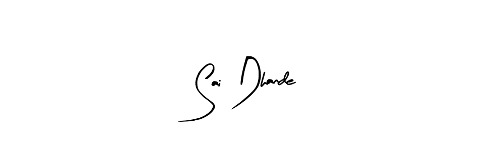 if you are searching for the best signature style for your name Sai Dhande. so please give up your signature search. here we have designed multiple signature styles  using Arty Signature. Sai Dhande signature style 8 images and pictures png