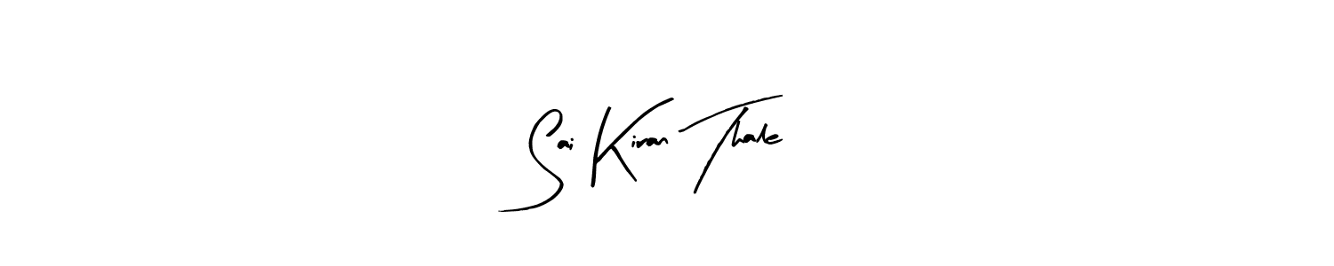 Similarly Arty Signature is the best handwritten signature design. Signature creator online .You can use it as an online autograph creator for name Sai Kiran Thale. Sai Kiran Thale signature style 8 images and pictures png