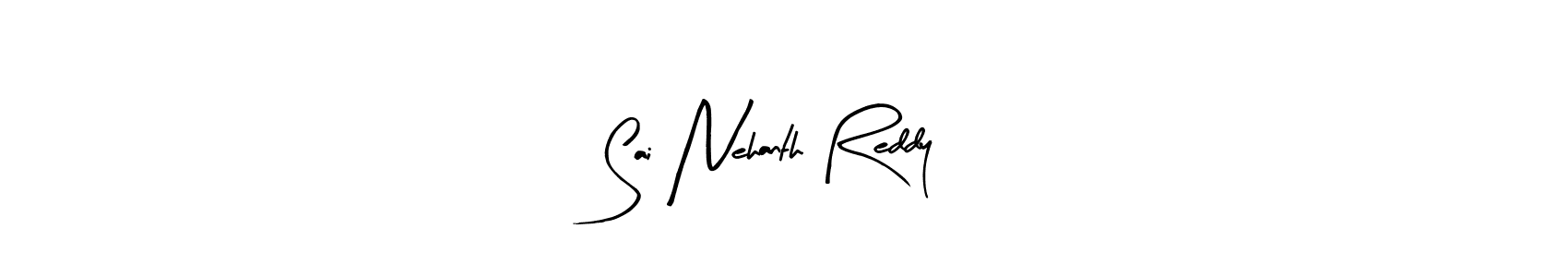 You should practise on your own different ways (Arty Signature) to write your name (Sai Nehanth Reddy) in signature. don't let someone else do it for you. Sai Nehanth Reddy signature style 8 images and pictures png