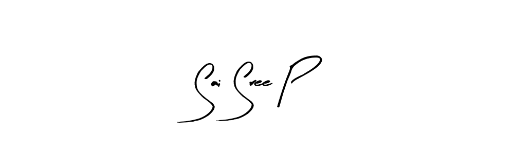 How to make Sai Sree P signature? Arty Signature is a professional autograph style. Create handwritten signature for Sai Sree P name. Sai Sree P signature style 8 images and pictures png