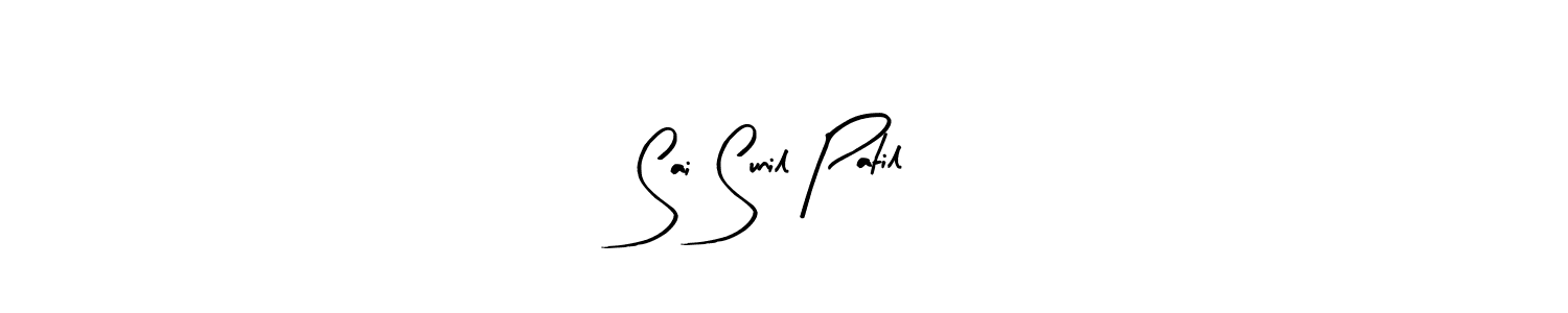 This is the best signature style for the Sai Sunil Patil name. Also you like these signature font (Arty Signature). Mix name signature. Sai Sunil Patil signature style 8 images and pictures png