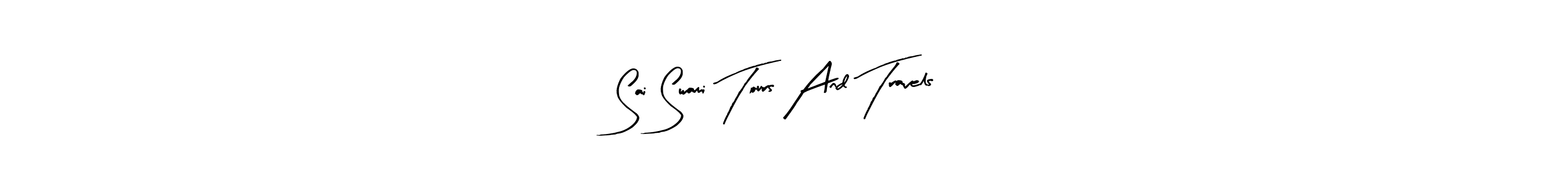 Make a beautiful signature design for name Sai Swami Tours And Travels. Use this online signature maker to create a handwritten signature for free. Sai Swami Tours And Travels signature style 8 images and pictures png