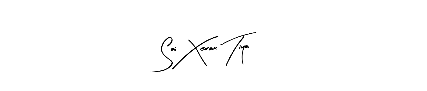 Here are the top 10 professional signature styles for the name Sai Xerox Tiya. These are the best autograph styles you can use for your name. Sai Xerox Tiya signature style 8 images and pictures png