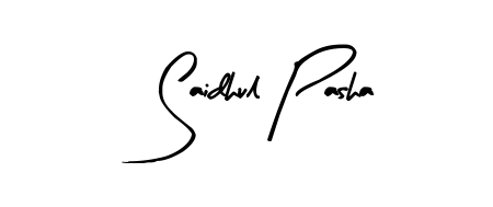 A classic penmanship look for Saidhul Pasha. The Arty Signature font brings timeless elegance and confidence to every signed document. Saidhul Pasha signature style 8 images and pictures png