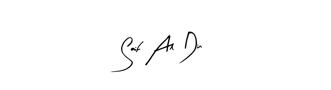 Create a beautiful signature design for name Saif Al Din. With this signature (Arty Signature) fonts, you can make a handwritten signature for free. Saif Al Din signature style 8 images and pictures png