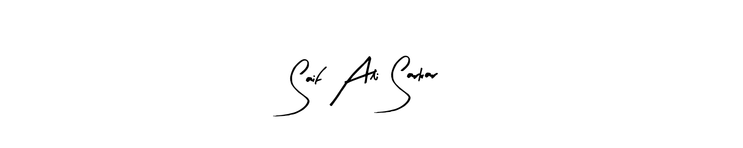 Make a beautiful signature design for name Saif Ali Sarkar. Use this online signature maker to create a handwritten signature for free. Saif Ali Sarkar signature style 8 images and pictures png