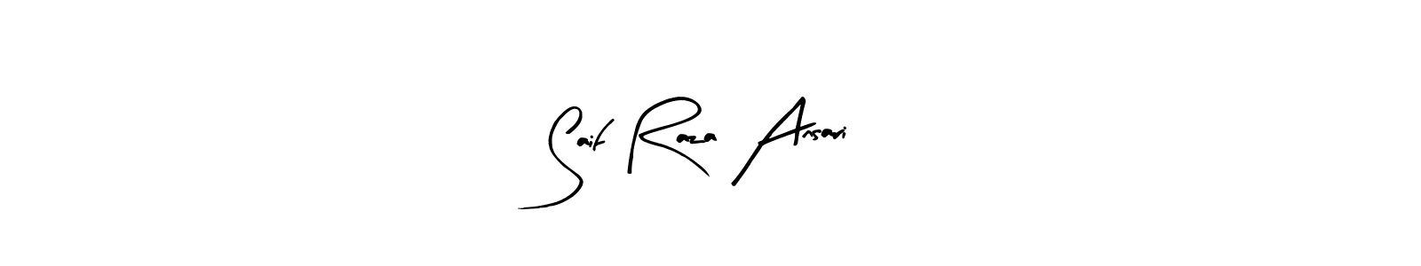 It looks lik you need a new signature style for name Saif Raza Ansari. Design unique handwritten (Arty Signature) signature with our free signature maker in just a few clicks. Saif Raza Ansari signature style 8 images and pictures png