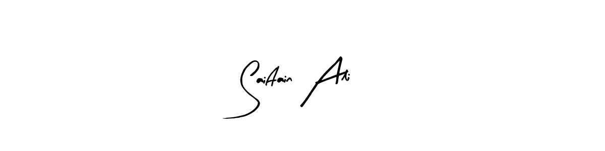 It looks lik you need a new signature style for name Saiftain Ali. Design unique handwritten (Arty Signature) signature with our free signature maker in just a few clicks. Saiftain Ali signature style 8 images and pictures png