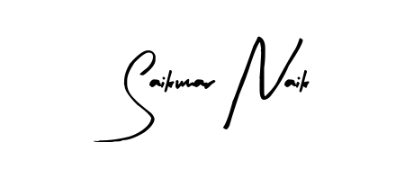 Looking for an artistic signature for Saikumar Naik? The Arty Signature calligraphy style gives a sophisticated flow suitable for business cards and emails. Saikumar Naik signature style 8 images and pictures png